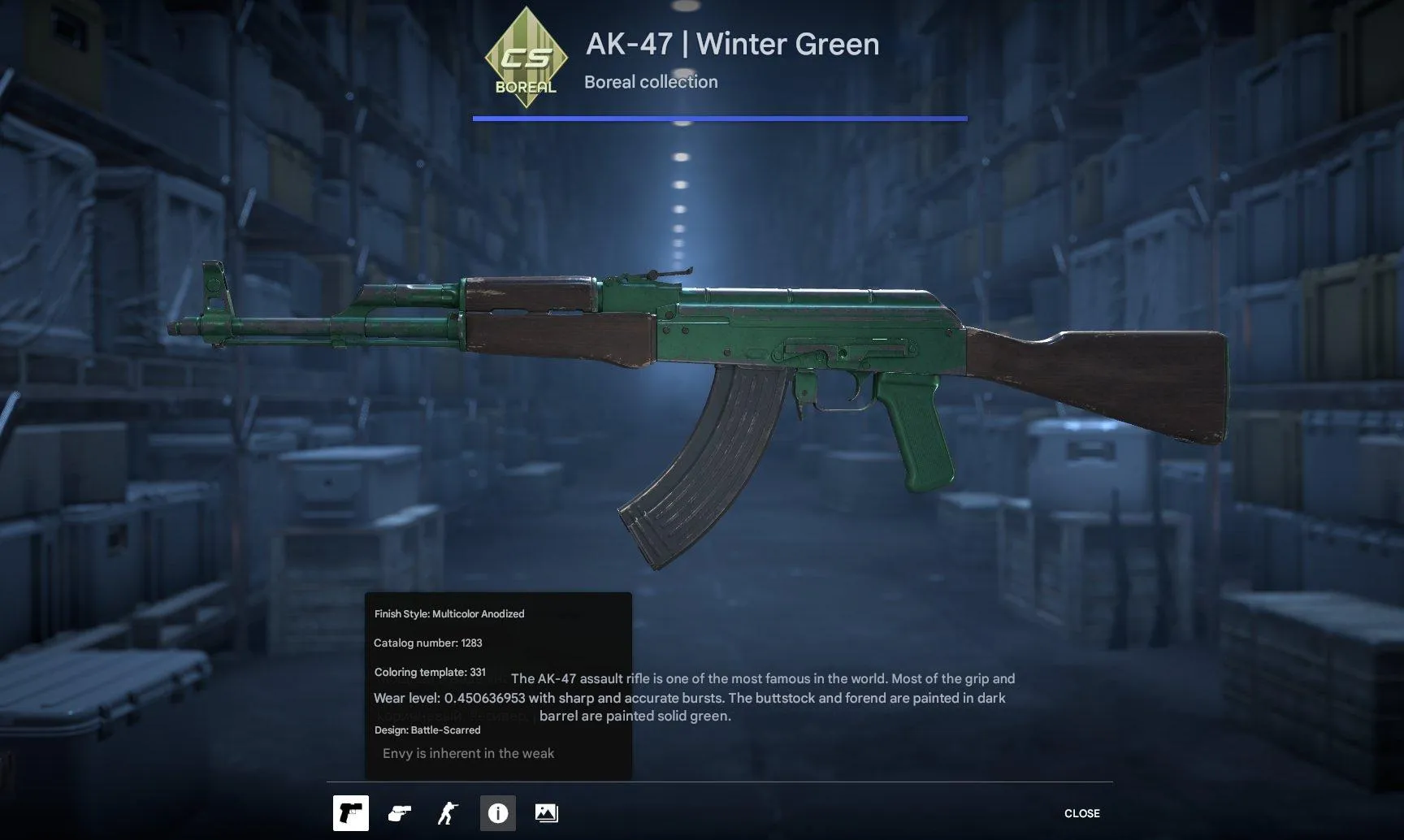 CS186 Prime enabled | Global Offensive Medal, Loyalty Medal, 5-Year Service Coin, Skins for AWP Pit Viper, AK-47 Winter Green, M4A1-S Emphorosaur, USP-S Forest Leaves, Glock-18 Polymer 